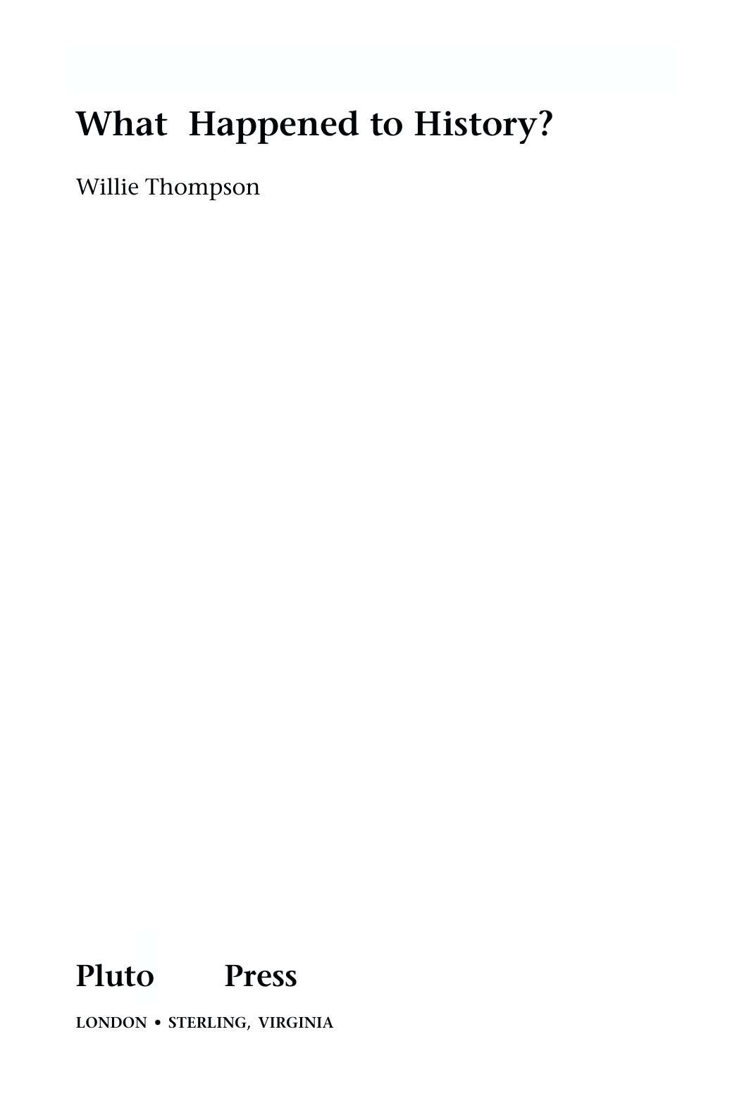 Thompson by What Happened to History (2000)