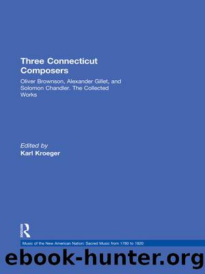 Three Connecticut Composers by Kroeger Karl;