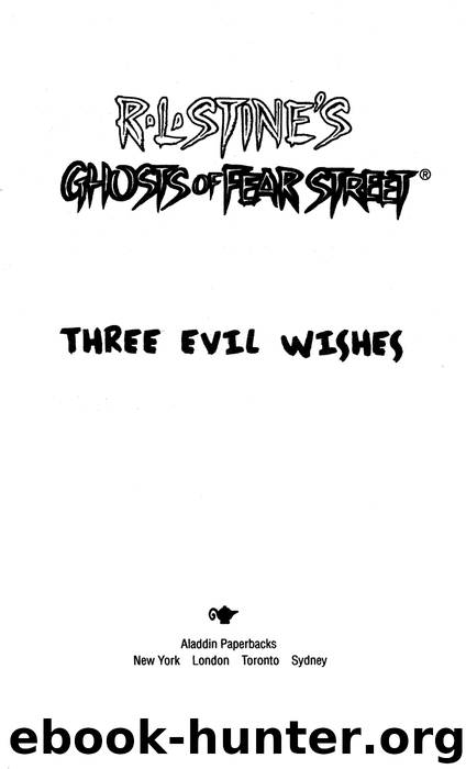 Three Evil Wishes by R.L. Stine