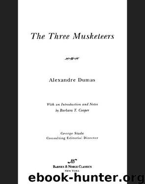 Three Musketeers (Barnes & Noble Classics Series) by Alexandre Dumas