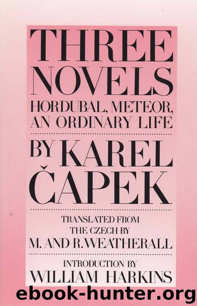 Three Novels by Capek Karel