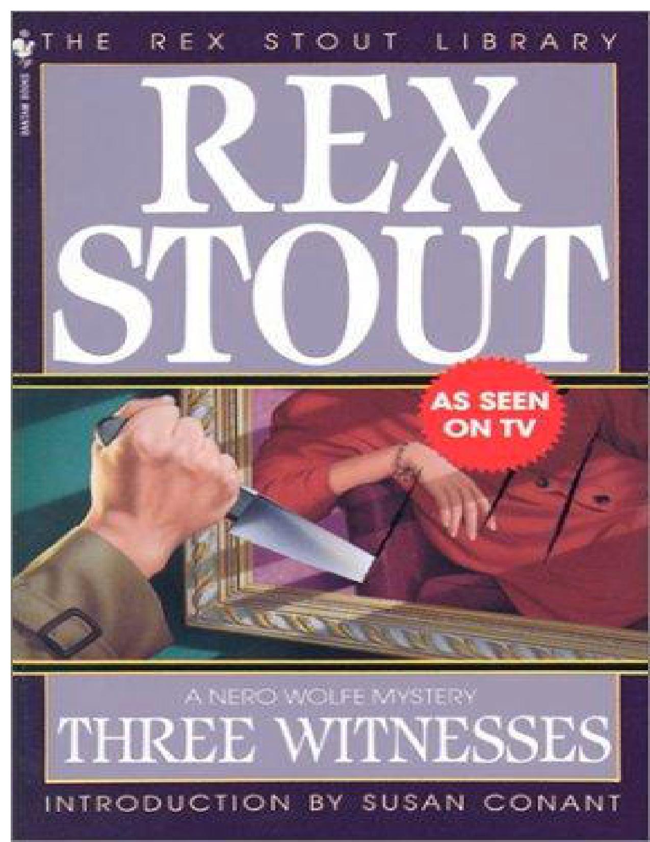 Three Witnesses by Rex Stout