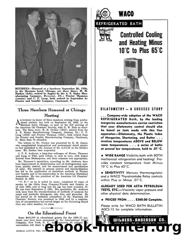 Three members honored at Chicago meeting by Unknown