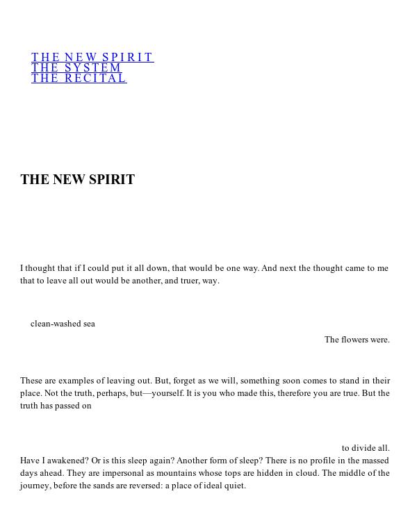 Three poems by John Ashbery