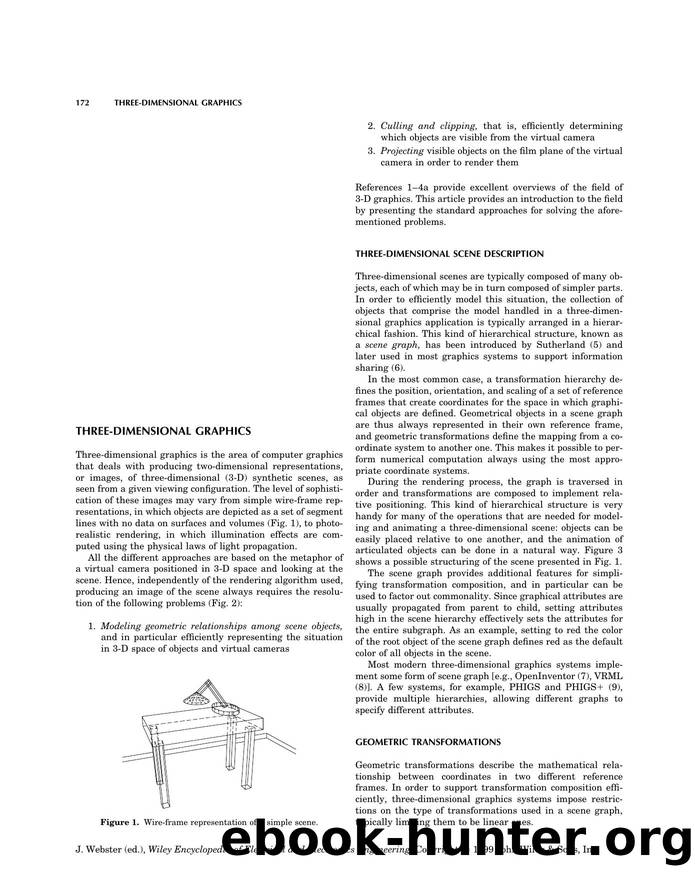 Three-Dimensional Graphics". In: Wiley Encyclopedia of Electrical and Electronics Engineering by Unknown