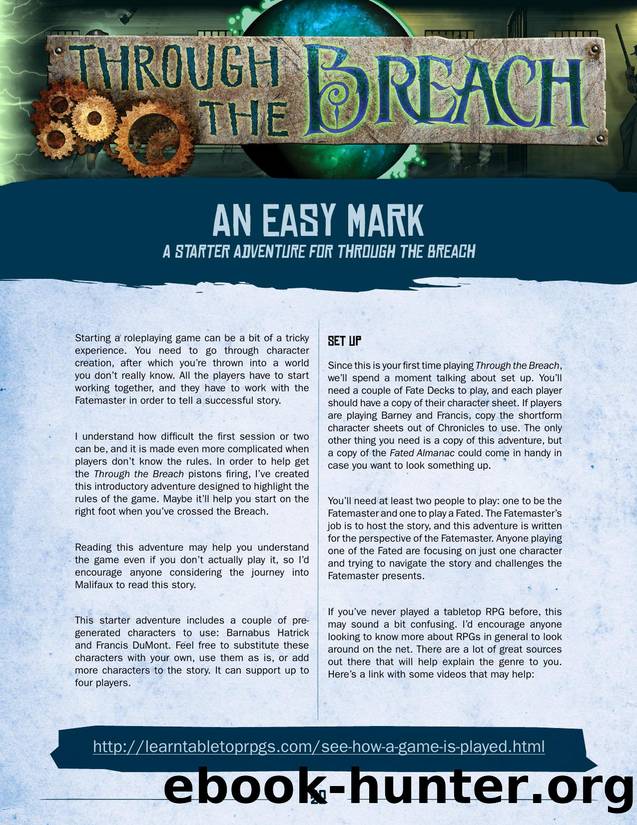 Through the Breach - One Shot by Easy Mark An (Chronicles #14)