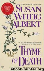 Thyme of Death by Susan Wittig Albert