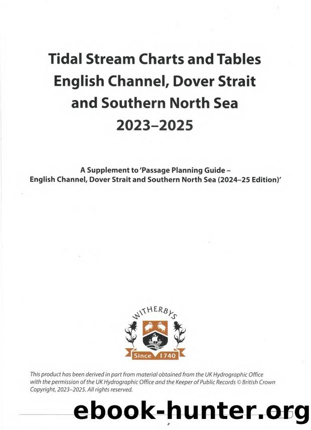 Tidal Stream Charts and Tables Dover 2025 OCR by Unknown