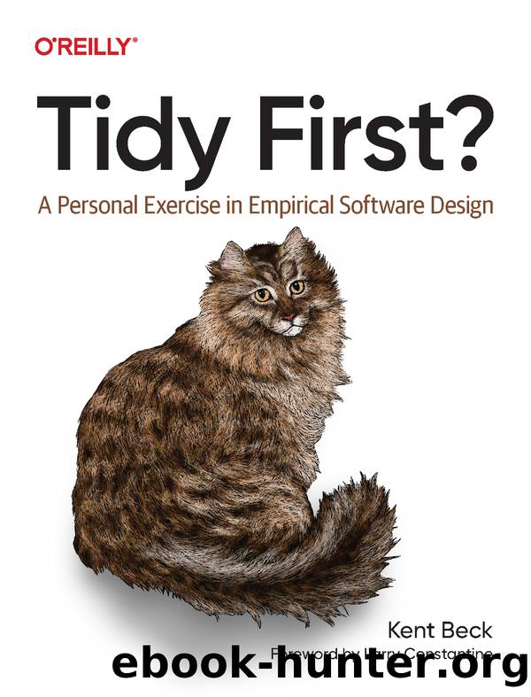 Tidy First? by Kent Beck