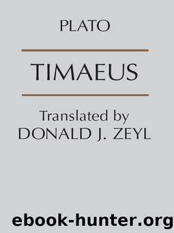 Timaeus (Hackett Classics) by Plato