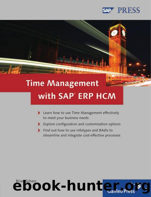 Time Management with SAP ERP HCM by Brian Schaer