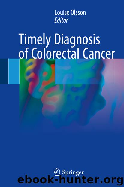 Timely Diagnosis of Colorectal Cancer by Louise Olsson