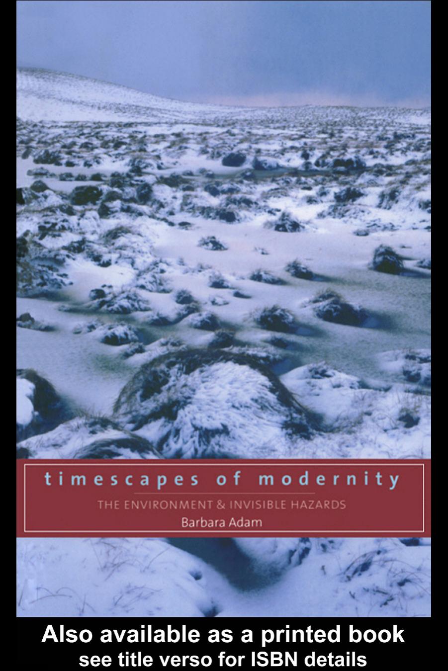 Timescapes of Modernity: The Environment and Invisible Hazards (Global Environmental Change) by Barbara Adam