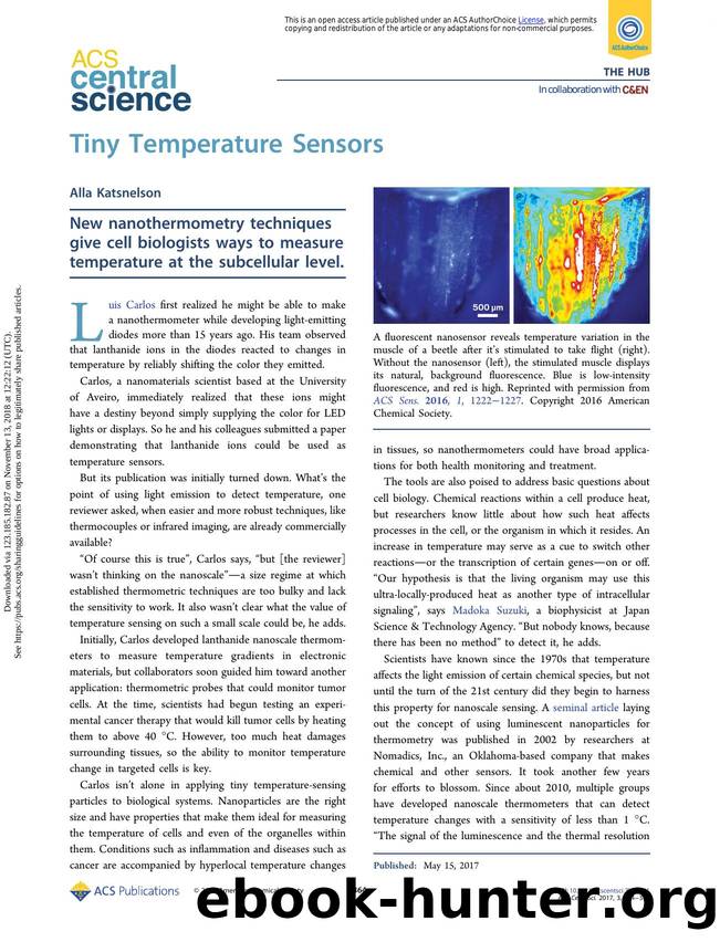 Tiny Temperature Sensors by Alla Katsnelson