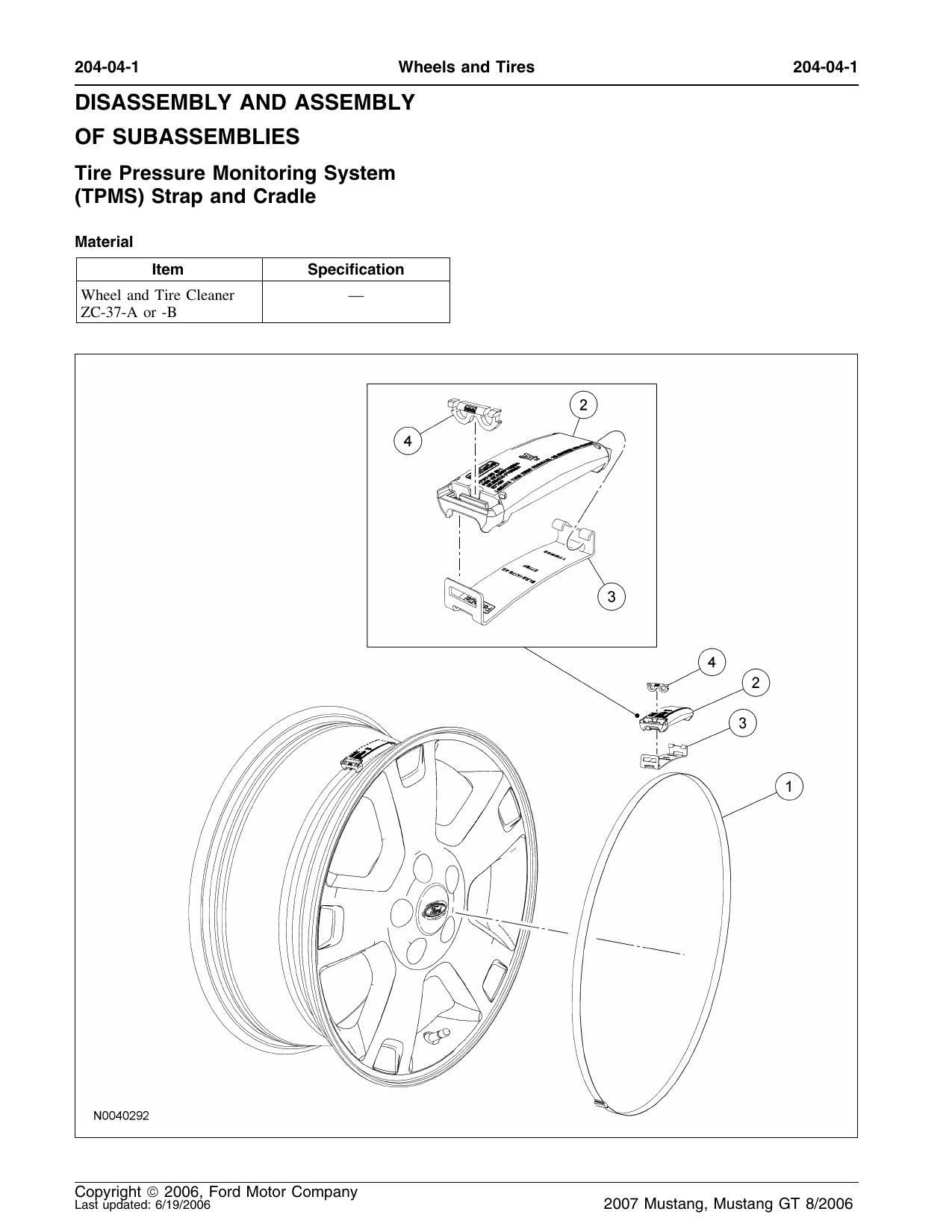 Tire Pressure Monitoring System (TPMS) Strap and Cradle by Unknown
