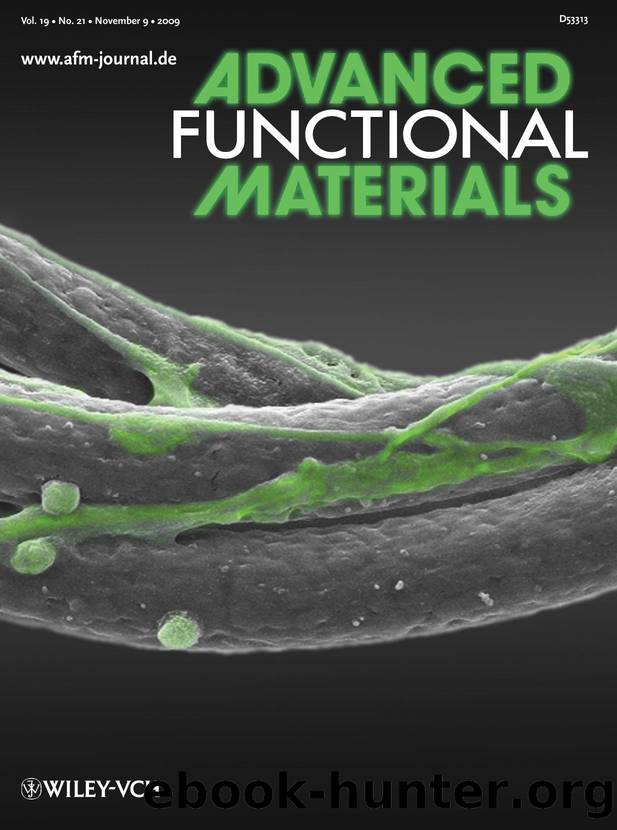Tissue Repair: Wet-Spun Biodegradable Fibers on Conducting Platforms: Novel Architectures for Muscle Regeneration (Adv. Funct. Mater. 212009) by Unknown