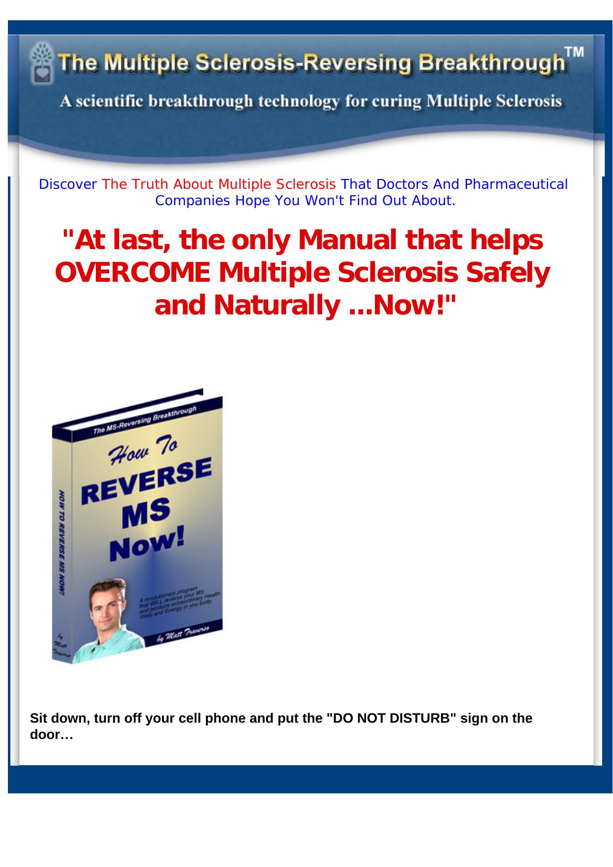 Title- The MS-Reversing Breakthrough -High Conversions Rates- by Best of Kuszter's Collection