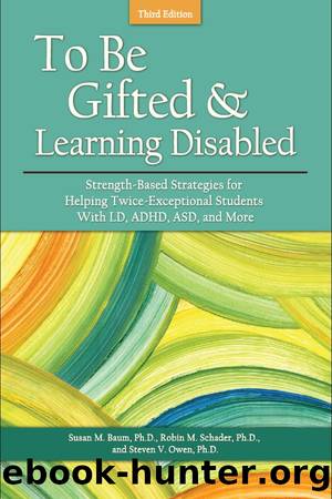 To Be Gifted and Learning Disabled by Susan M. Baum