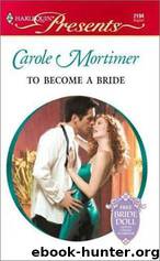 To Become a Bride by Carole Mortimer