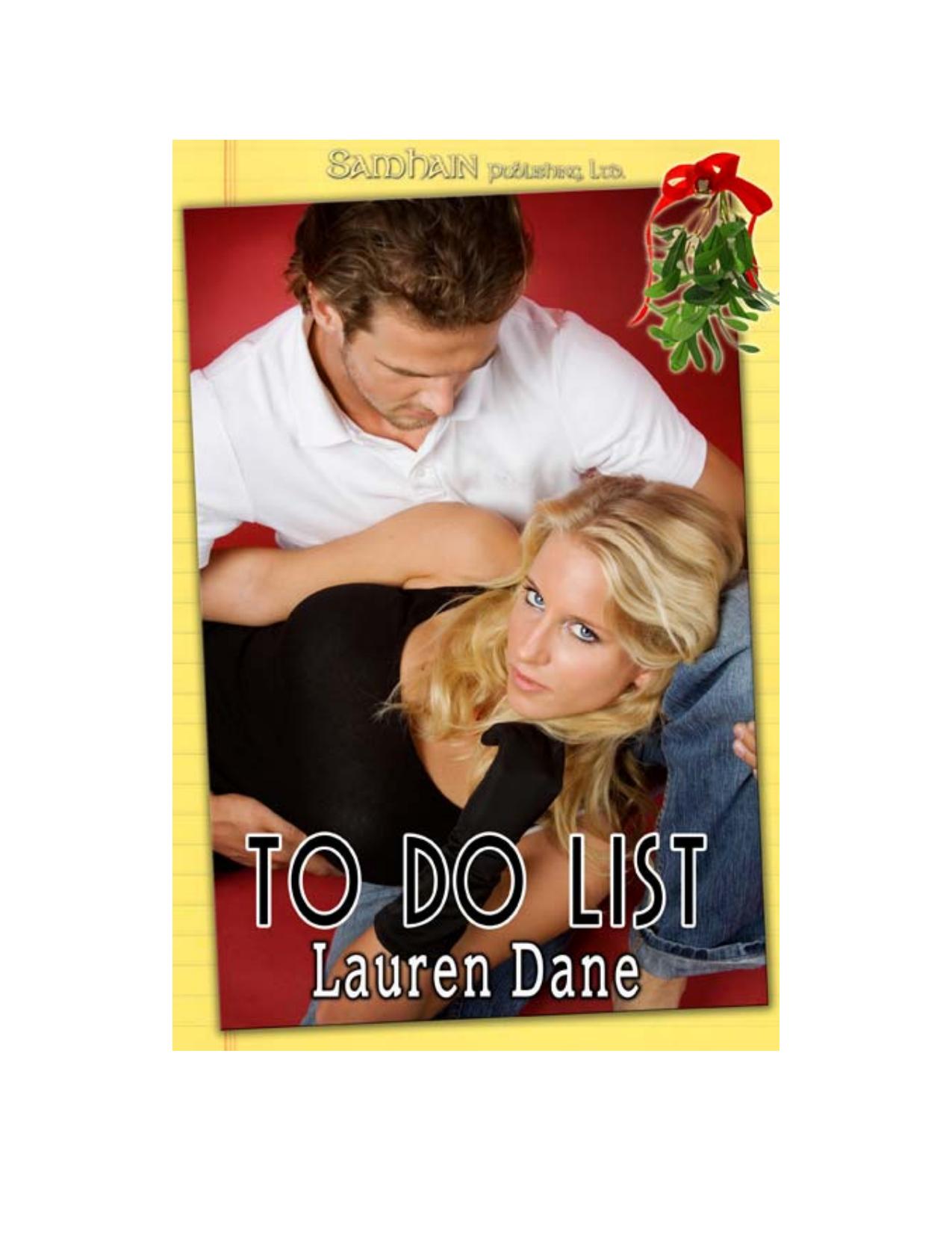 To Do List by Lauren Dane