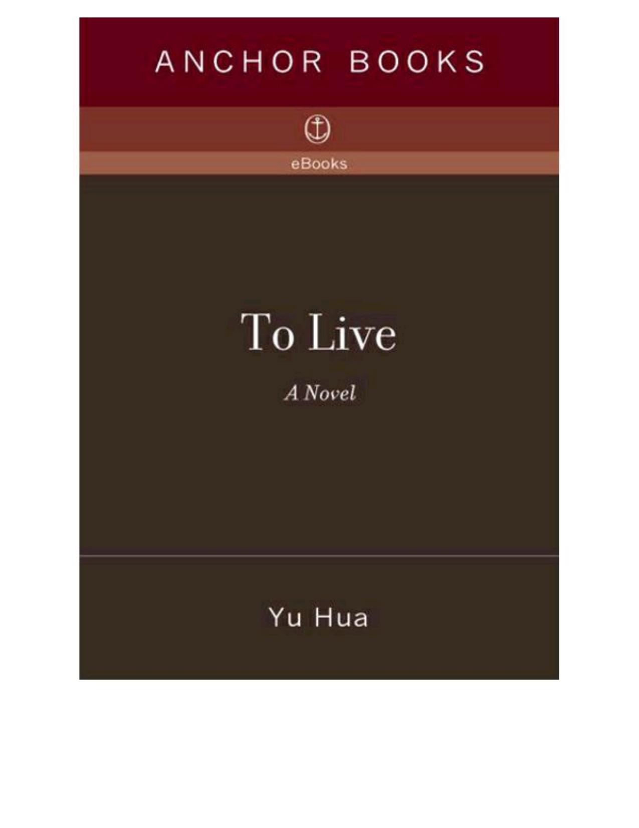 To Live by Yu Hua