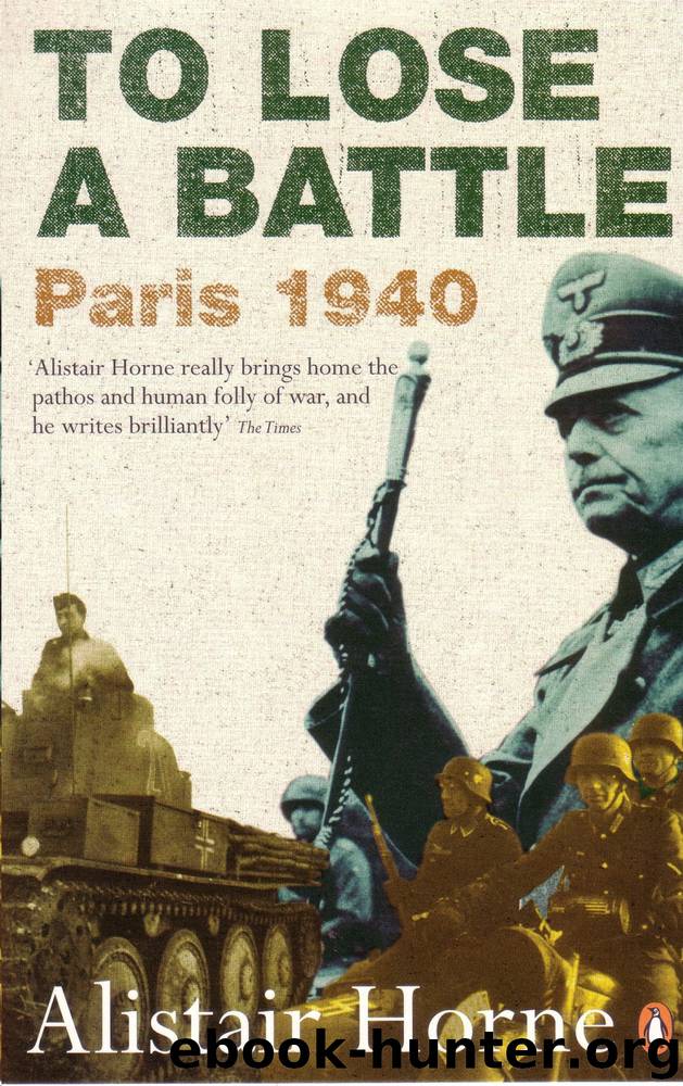 To Lose a Battle [N.F. - WWII, History] by Horne Alistair