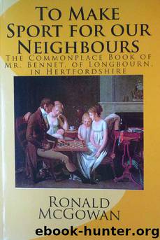 To Make Sport for our Neighbours by Ronald McGowan