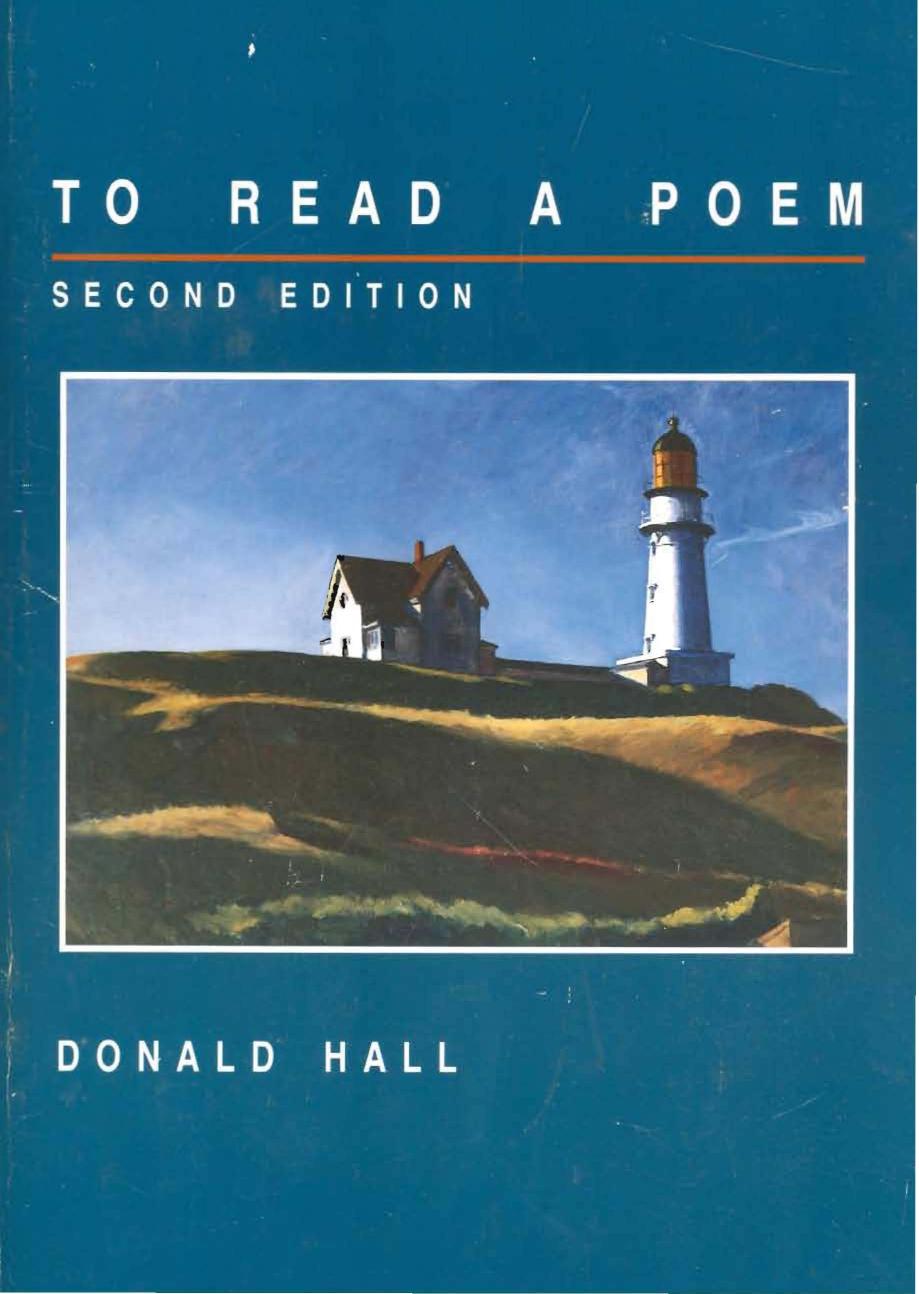 To Read a Poem by Donald Hall