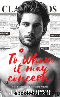 To Whom it May Concern (The Hart Duet Book 1) by J. S. Cooper