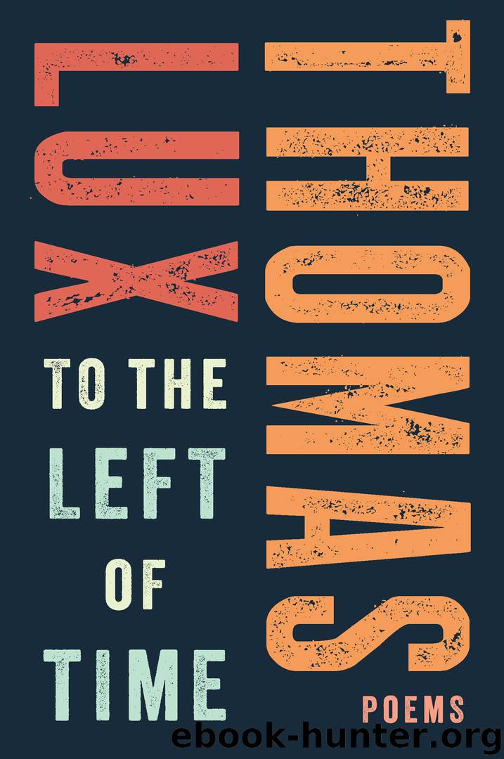 To the Left of Time by Thomas Lux
