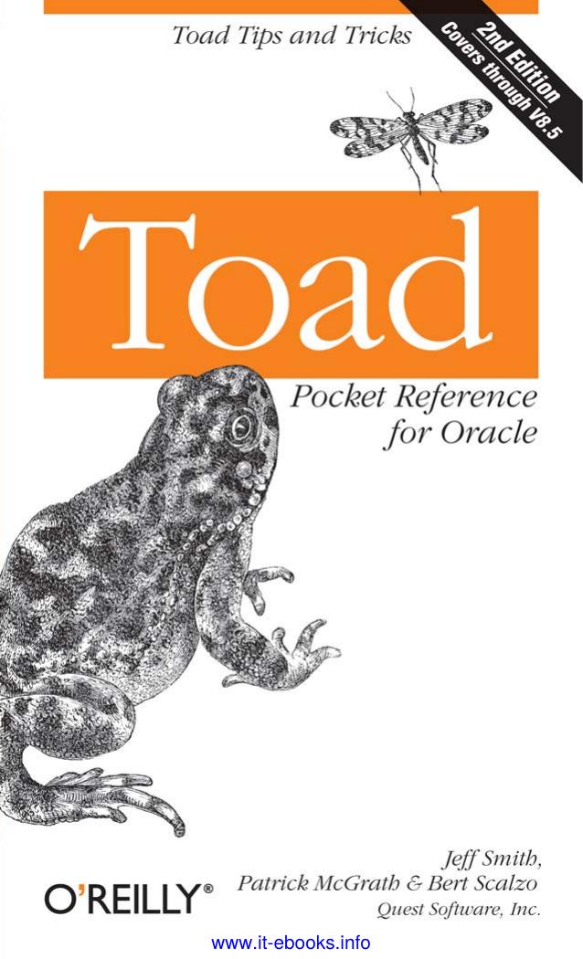 Toad Pocket Reference for Oracle 2nd Edition by Unknown