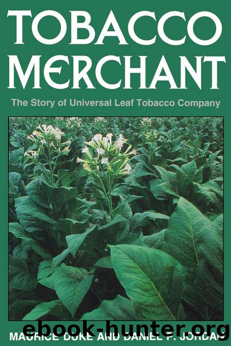 Tobacco Merchant by Duke Maurice;Jordan Daniel P.; & Daniel P. Jordan