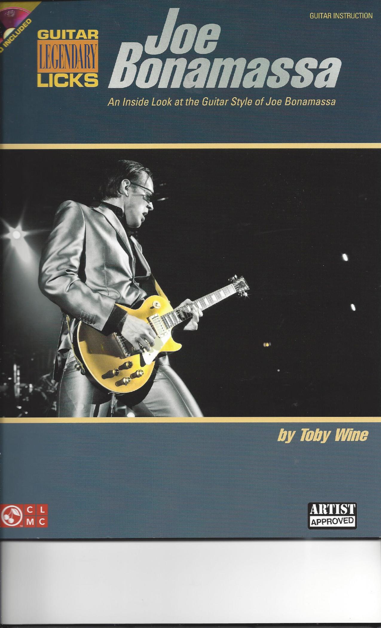Toby Wine by Joe Bonamassa Legendary Licks (Guitar Legendary Licks)