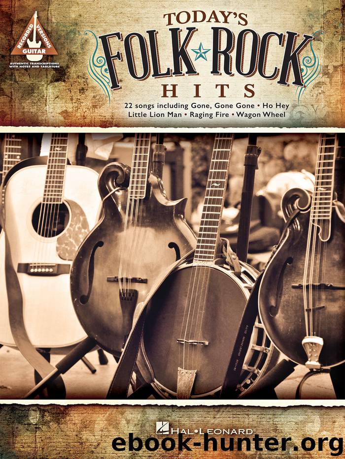 Today's Folk Rock Hits by Hal Leonard Corp