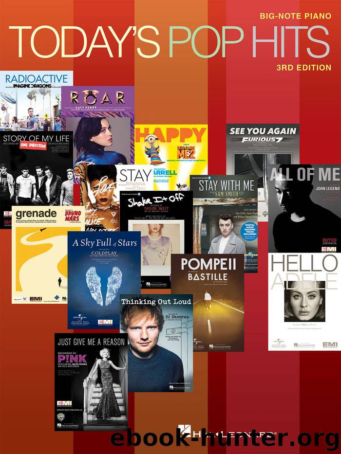 Today's Pop Hits by Hal Leonard Corp