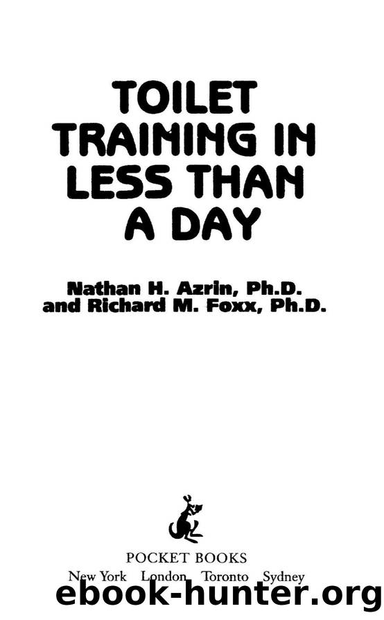 Toilet Training in Less Than a Day by Nathan Azrin