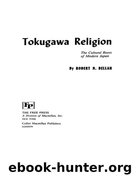 Tokugawa Religion by Robert N. Bellah