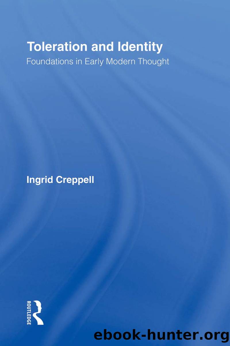Toleration and Identity by Creppell Ingrid;