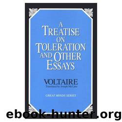Toleration and Other Essays by Voltaire