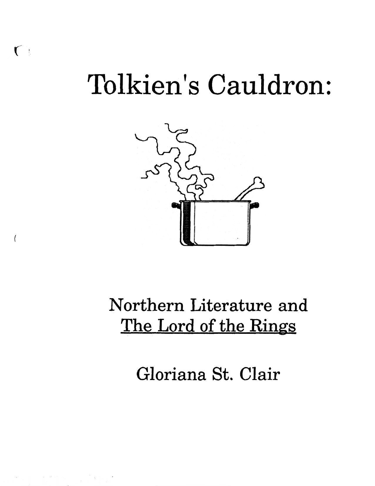 Tolkien's Cauldron by Gloriana St. Clair