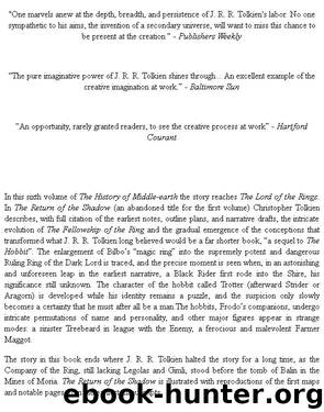Tolkien, J. R. R. - Return of the Shadow by Tolkien J. R. R