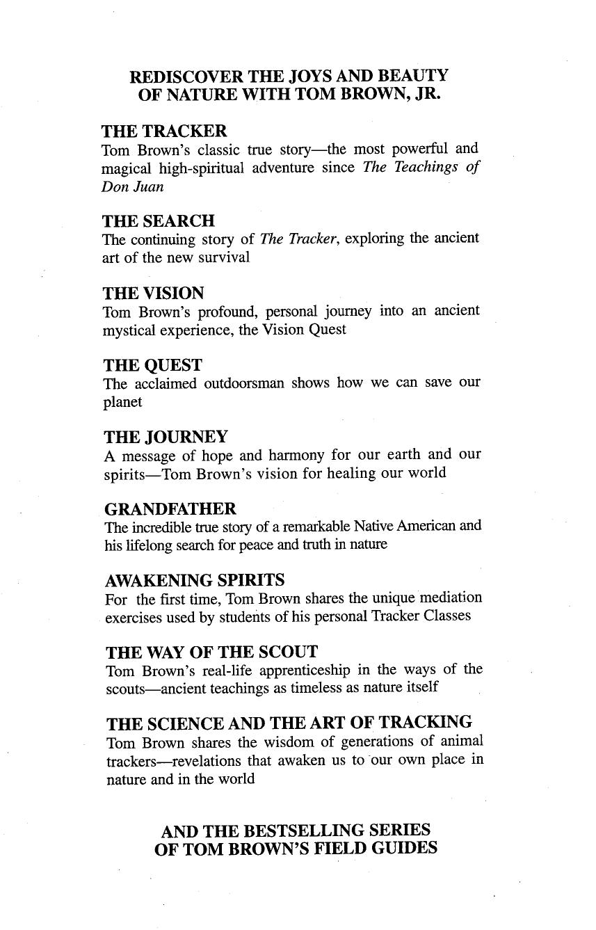 Tom Brown's Science and Art of Tracking by Tom Brown