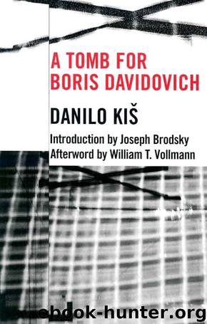 Tomb for Boris Davidovich by Danilo Kis