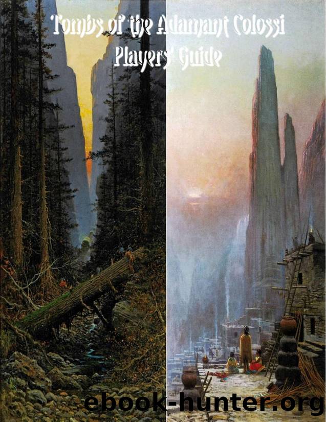 Tombs of the Adamant Colossi Players Guide (GotN) by Unknown