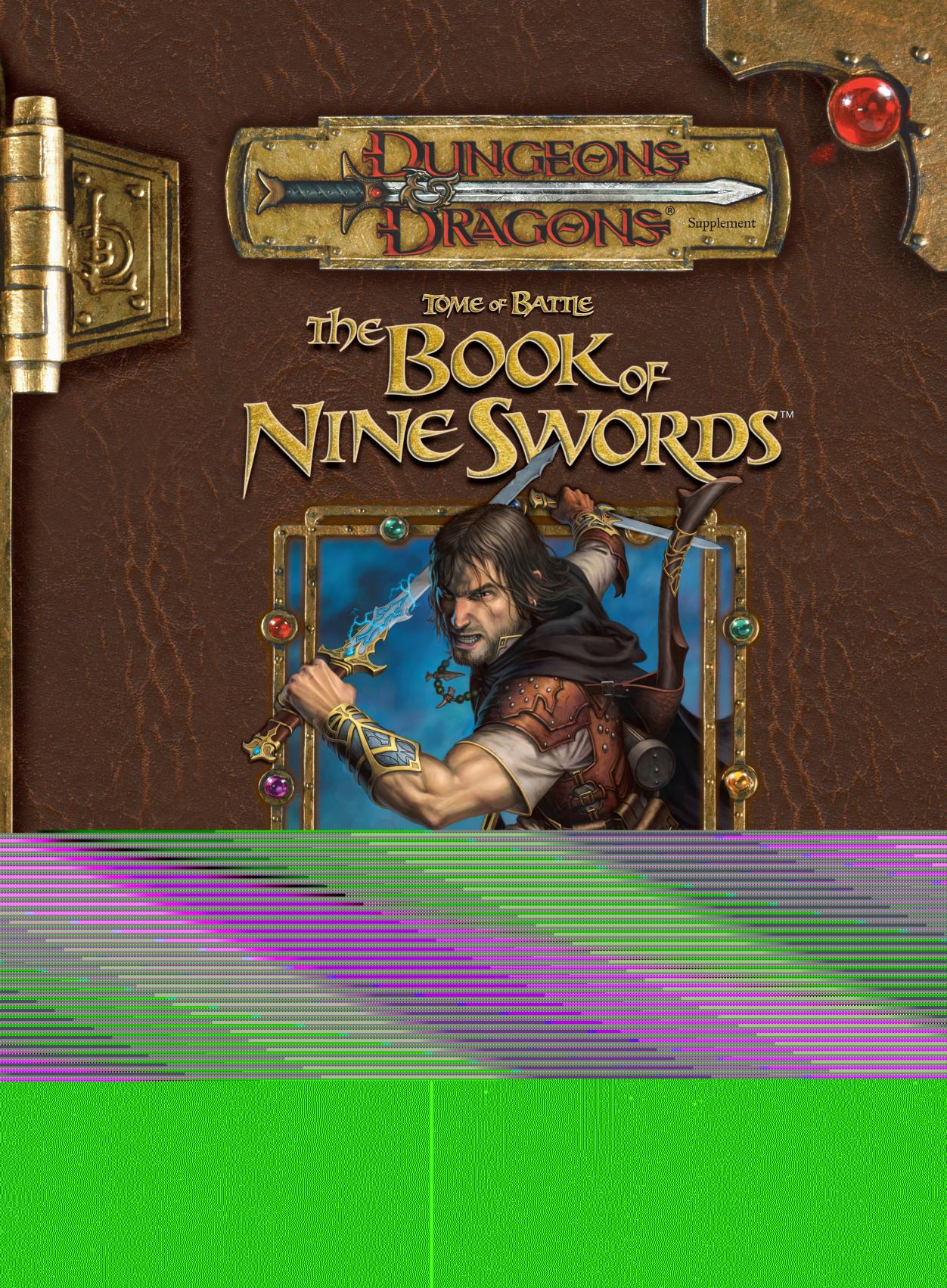 Tome of Battle by Book of Nine Swords