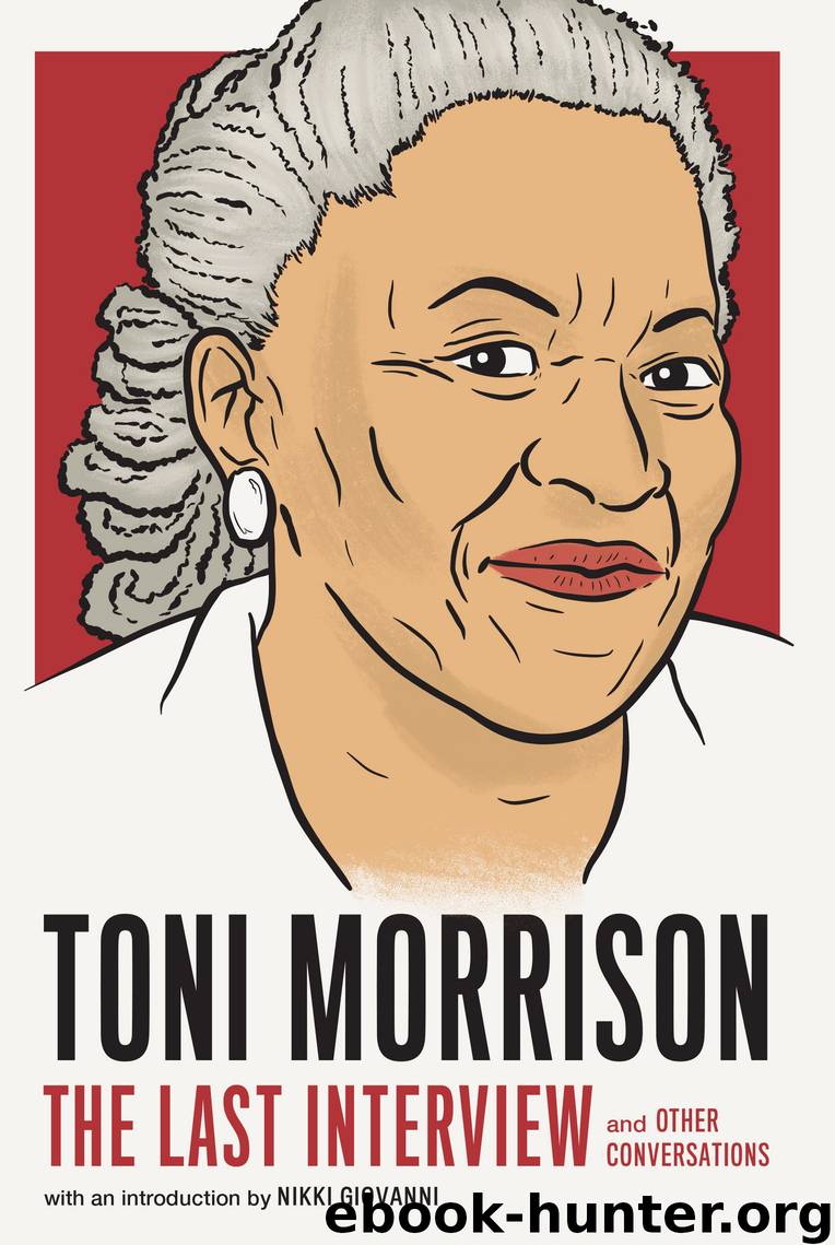 Toni Morrison by MELVILLE HOUSE & Nikki Giovanni