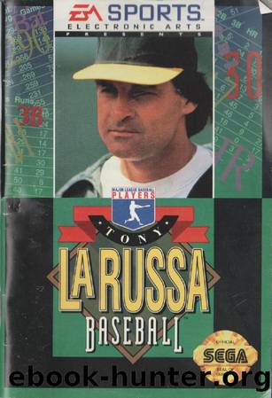 Tony La Russa Baseball (U) [!]-manual by Unknown