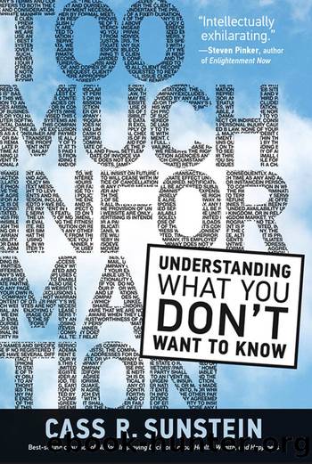 Too Much Information by Cass R. Sunstein