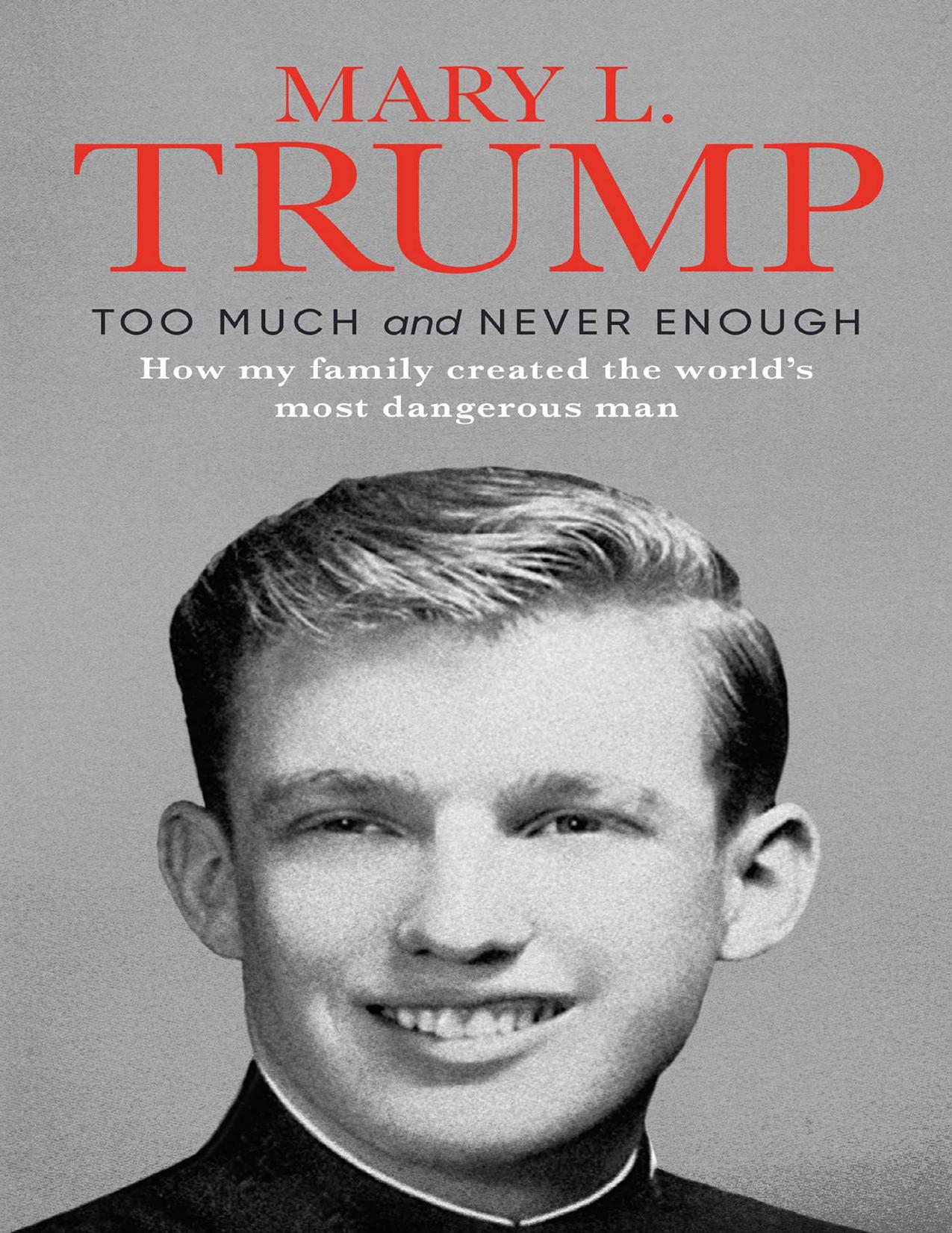 Too Much and Never Enough How My Family Created the Worlds Most Dangerous Man Hardcover by Mary L. Trump Ph.D by Mary L. Trump