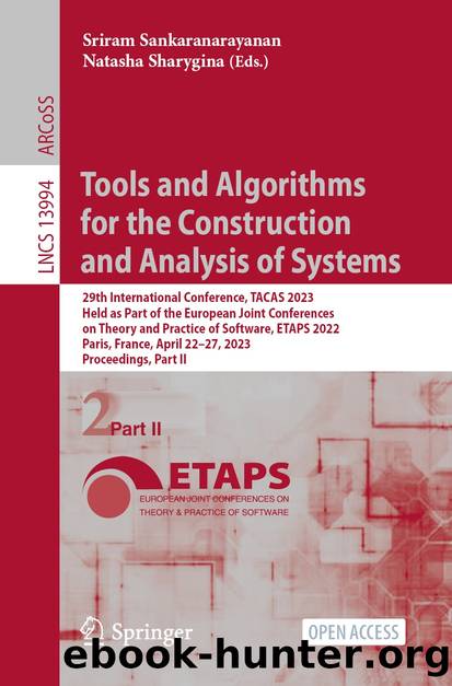 Tools and Algorithms for the Construction and Analysis of Systems by Unknown